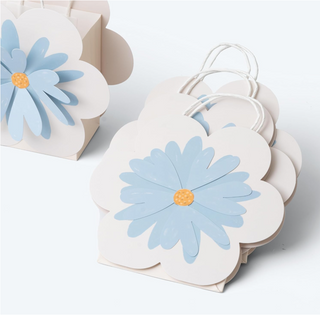 Garden Party Blue Flower Gift Bag (8 Pcs)