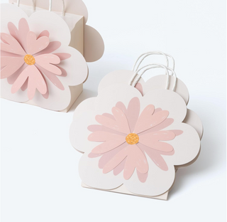 Garden Party Pink Flower Gift Bag (4 Pcs)