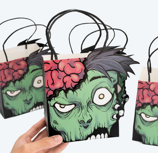 Halloween Monster Bash Zombie Gift Bags (8 Pcs)