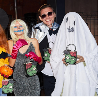 Halloween Monster Bash Zombie Gift Bags (8 Pcs)