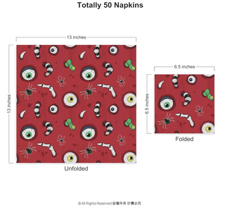 Halloween Monster Bash Eyeball Napkins (50 pcs)