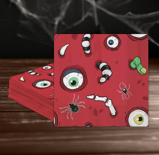 Halloween Monster Bash Eyeball Napkins (50 pcs)