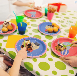 Carnival Circus Paper Plates With Lion And Elephant (24 Pcs)