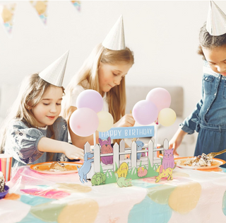 Pastel Pet Themed Birthday Party Centerpiece