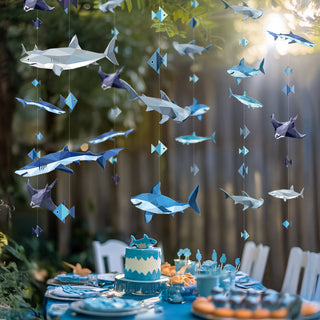 Shark Party Garland (6 Pcs)