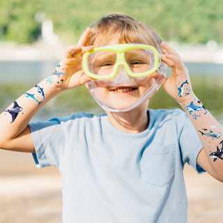 Shark Temporary Tattoos (Pack of 108 Pcs)