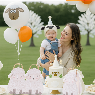 Sheep Shaped Paper Bags (Pack of 4)