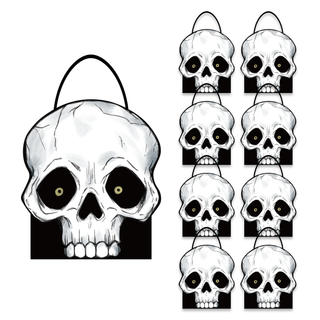 Monster Bash Skeleton Skull Gift Bags (8 Pcs) 1