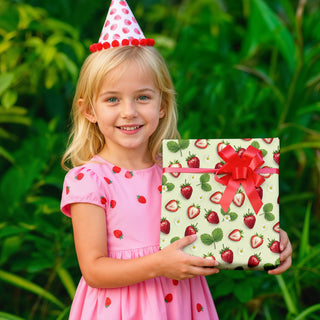 Strawberry Wrapping Paper 12pcs