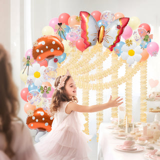 Woodland Fairy Balloons and Garlands Kit (63pcs)