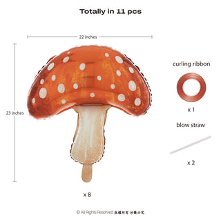 Woodland Mushroom Balloons