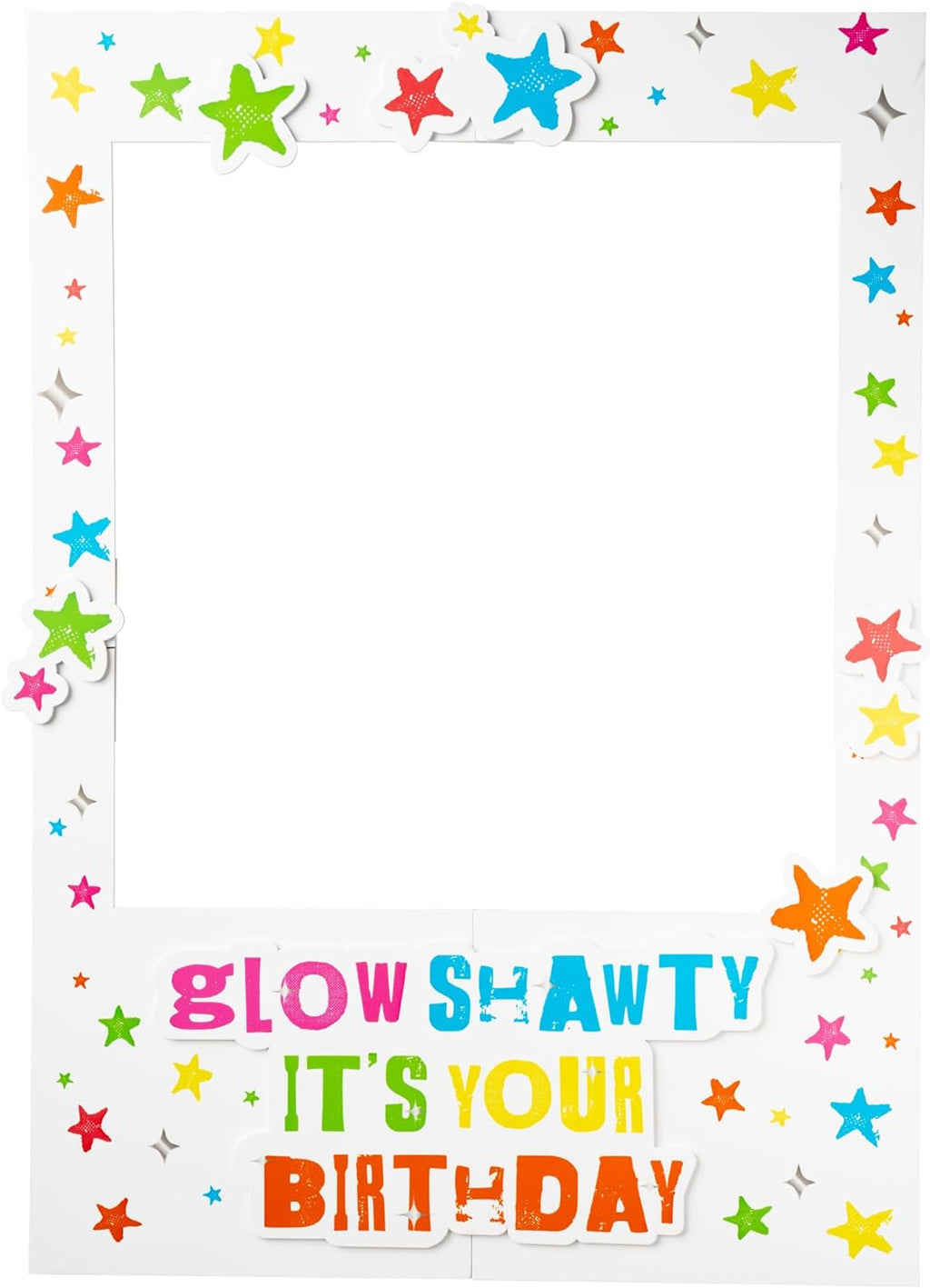 Neon Birthday Party Selfie Photo Frame  video