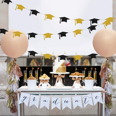 Graduation Cap Garland and Photo Magnet Kit 1