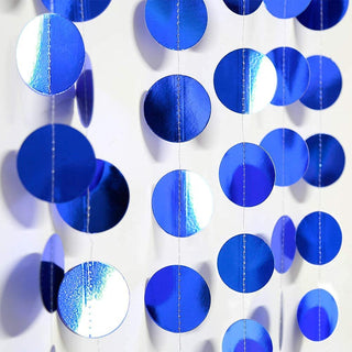 Royal Blue Circle Dots Garland (52ft) 2