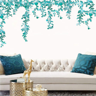 Leaf Vine Garland in Teal (24pcs) 3