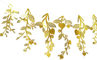 Gold Vine Garland Leaf Backdrop (24pcs) 5