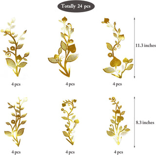 Leaf Vine Garland in Gold (24pcs) 8