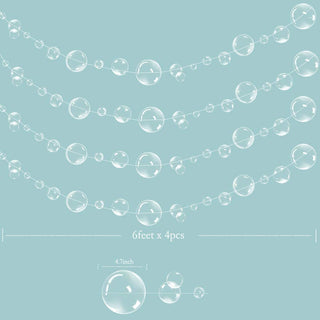 White Bubble Garlands (4pcs) 5