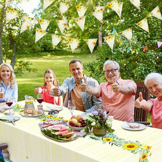 Sunflower Bunting Flag Banners Set (28ft) 4