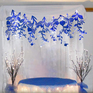 Leaf Vine Garland in Royal Blue (24pcs) 3